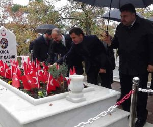 Çanakkale kahramanı Koca Seyit mezarı başında alındı