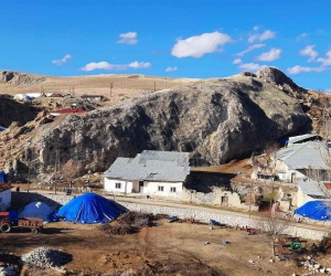 6 Şubat depreminde düşen kayalara çelik ağlı önlem