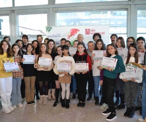Özel Ümit resim yarışmasında öğrenciler ödüllendirildi