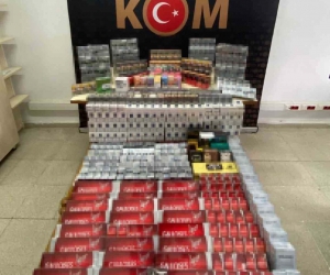 Burdur’da bin 565 paket kaçak sigara ele geçirildi