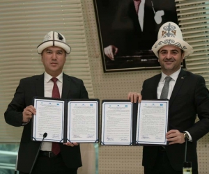 Başiskele ile Kırgızistan’ın Çolpon Ata kenti kardeş şehir oldu