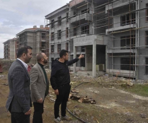 Aliağa’da TOKİ’de çalışmalar yeniden hızlandı