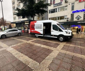 Samsun’da düzensiz göçmenleri tespit eden “Mobil Göç Noktası” aracı hizmette