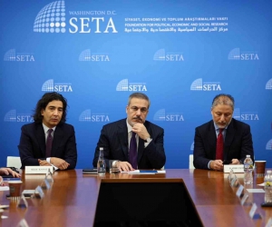 Dışişleri Bakanı Fidan, ABD’de SETA Vakfı’nı ziyaret etti