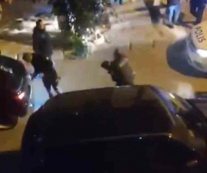 Kağıthane’de torbacıların kovalamaca sonucu yakalandığı anlar kamerada