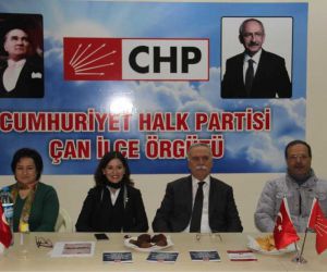 Başkan Gökhan’dan CHP Çan İlçe Başkanlığına tebrik ziyareti