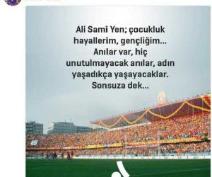 Arda Turan’dan Ali Sami Yen paylaşımı