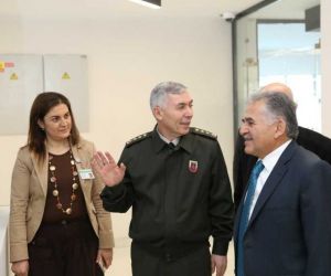 İl Jandarma Komutanı Jandarma Kıdemli Albay Bekmez Başkan Büyükkılıç’ı ziyaret etti
