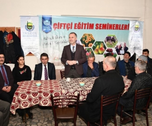Hocaköy’de çiftçiye eğitim