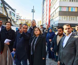 Fatma Şahin, yenilenen Belediye Pasajı’nı ziyaret etti