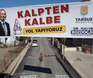 Tarsus Belediyesi 340 kilometre asfalt döktü