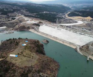 Ülke ekonomisine yılda 58 milyon katkı sağlayacak Araç Barajı’nda su seviyesi yükseliyor