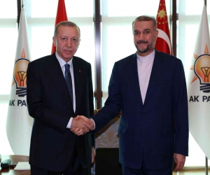 Cumhurbaşkanı Erdoğan,  İran Dışişleri Bakanı Hüseyin Emir Abdullahiyan’ı kabul etti.