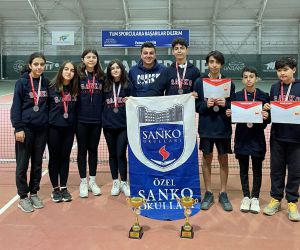 SANKO Okulları’nın tenis başarısı