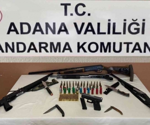 Tufanbeyli ve Ceyhan’da silah operasyonu