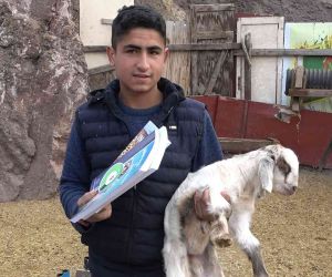 MEB projesi ile 17 yaşındaki çoban yeniden okullu oldu