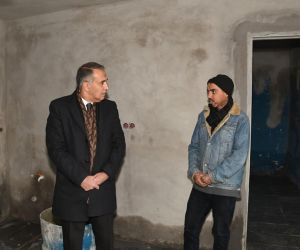 Vali Çuhadar, kanser hastası için yaptırılan evi inceledi