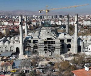 Başkan Altay Millet Bahçesi Ulu Cami inşaatını inceledi
