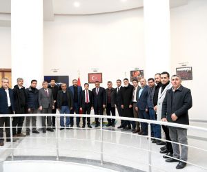 Muhtar Derneklerinden Başkan Gürkan’a ziyaret