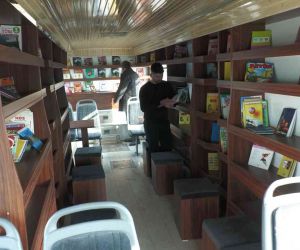 Kütüphanesi olmayan okulların kütüphanesi ‘Kitapbüs’ olacak