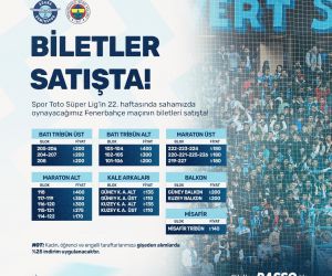 Adana Demirspor - Fenerbahçe maçının biletleri satışa çıktı