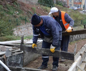 Dik yokuşlu Serdar Mahallesi’ne yeni merdiven