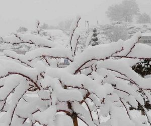 Kırşehir’de kar yağışı nedeniyle 19 köyle ulaşım kesildi