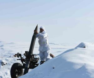 Kars’ta kış tatbikatının hazırlıkları nefes kesti