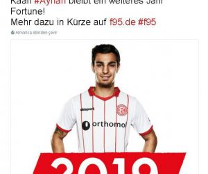 Fortuna Düsseldorf, Kaan Ayhan’ın sözleşmesini uzattı