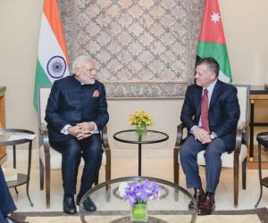 Ürdün Kralı II. Abdullah, Hindistan Başbakanı Modi ile bir araya geldi