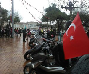 Motorculardan Zeytin Dalı Harekatı’na destek sürüşü