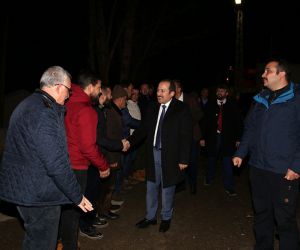 Vali Ali Hamza Pehlivan, Koçbayır Köyü’nde sılaya gelen gurbetçilerle bir araya geldi