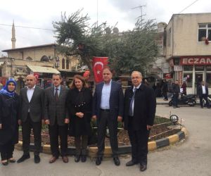 Vali Kalkancı ve Başkan Kutlu Mehmetçiğe destek için Kilis’e gitti