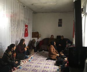Kadın sendikacılardan Afrin şehidinin ailesine ziyaret