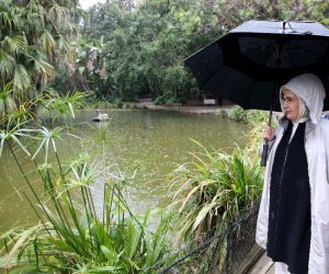 Emine Erdoğan, Cezayir’de Jardin D’essai Botanik Bahçesini gezdi