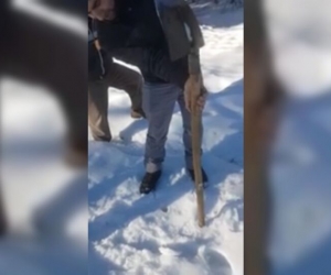 Boğazova’da kar kalınlığı 1 metre