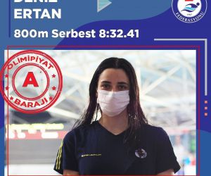 Deniz Ertan, 800 metre serbestte olimpiyat A barajını geçti
