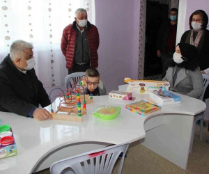 Özel öğrenciden Cumhurbaşkanı Erdoğan’a, ”Ben sizinle helikoptere binmek istiyorum”