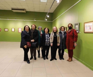 Ayvalık’ta minyatür sergisi sanatseverlerle buluştu