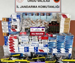 Jandarma ekiplerinden kaçak tütün operasyonu