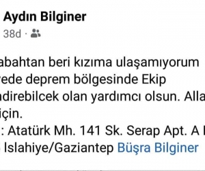 Büşra öğretmen depremde hayatını kaybetti