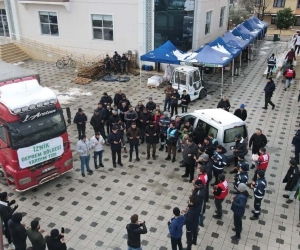 İznik’ten deprem bölgesine 15 tır yardım malzemesi