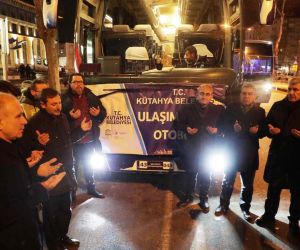 Kütahya Belediyesi’nin ulaşım destek otobüsü yola çıktı