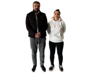 Adıyaman’da yıkılan binaların müteahhidi karı-koca, yurt dışına kaçmaya çalışırken yakalandı