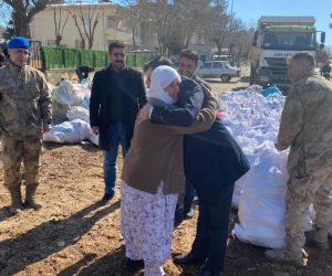 Siirt’te depremzedeler için odun istifleyen 68 yaşındaki Kamile nine duygulandırdı