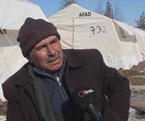 Çadırkentli Nedim amca: “İlk depremden sonra eve girmememiz lazımdı”