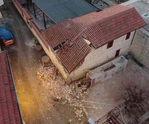 Hatay’da tarihi ‘Zeytin ve Zeytinyağı Müzesi’ depremde hasar aldı