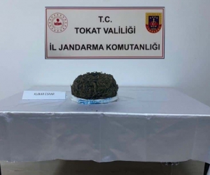 Tokat’ta 1 kilo 180 gram kubar esrar ele geçirildi