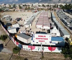 Gemlik'e konteyner kent kuruldu