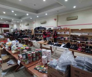 Kastamonu’da depremzedeler için Kızılay tarafından sosyal market açıldı